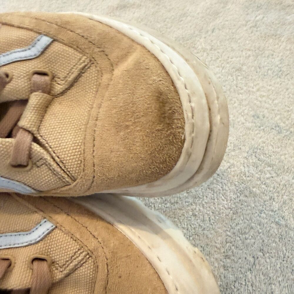 CAMPER Brutus Women's Sneakers Beige Casual Chunky EU 41 / US 11 Canvas Suede - Picture 12 of 13